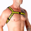 Macho Roman Harness Yellow L/XL