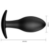 Anal Plug Silicone Anchor 8.5 Cm Black