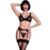 CHILIROSE Cr 4692 Set Four Pieces Black S