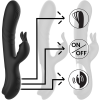 Black&Silver Jamie Rabbit Vibrator Black