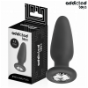 Addicted Toys Anal Plug with Jewel Silicone S 8.8CM