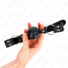 Kink Breathable Ball 4cm Gag with Double Rivet