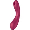 Satisfyer Curvy Trinity 1 Air Pulse Vibrator Red