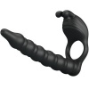 Pretty Love Blackney Penis Ring Vibrator Plug Black