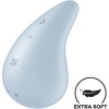 Satisfyer Dew Drop Lay-On Clitoral Vibrator Blue