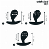 Addicted Toys Set of 3 Anal Plug Silicone Model 3