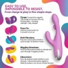 Afbeelding van Good Vibes Only - Rabbit Vibrator Moving Finger - Paars