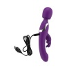 Afbeelding van Easytoys Vibe - 2 in 1 Wand Vibrator - Paars