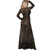 Subblime Long Sleeve Maxi Dress Black S/M
