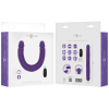 Intense Gunter Double Dildo Vibrator 40cm Purple