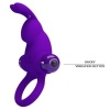 Pretty Love Purple Rabbit Vibrator Ring
