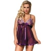 Subblime Purple Babydoll With Bow S/M