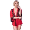 Chilirose CR 4113 Peignoir Nightgown Red L/XL