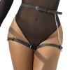Subblime Leather Belt Harness Black