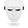 Ohmama White Venetian Mask