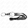 Kink Triple Metal Penis Ring 3.8-5 CM With Leather Belt 112 CM