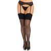 Spandex Stockings With Diamonds Black
