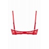 Afbeelding van Christine - Kanten Kwart Cups BH Marzia - Rood