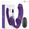 Intense Jill Double Vibrator 20cm - Purple Remote