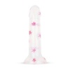 Afbeelding van Dildo Collection Flower Power Dildo – Roze Glitterdesign 15 cm