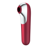SATISFYER Dual Love Vibrator Suction Red