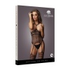 Afbeelding van Le Désir - Strappy Bodystocking - Open Cups Zwart
