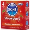 Skins Strawberry Premium Condoms Pack 4