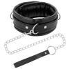 Soft Leather Necklace With Chain