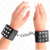 Kink Wrist Restraints with Snap, Black