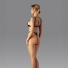 Afbeelding van Obsessive - Dame Control Kruisloze Teddy - Zwart