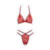 Afbeelding van Cottelli Lingerie – Kantenset met Open String – Rood