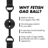 Fetish Submissive Silicone Ball Gag