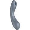 Satisfyer Curvy Trinity 1 Air Pulse Vibrator Grey
