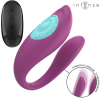 Intense Annie U-Shaped Vibrator Stimulator Purple Remote