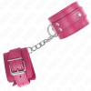 Kink 3 D-Ring Wrist Restraints, Pink