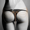 Bijoux Magnifique Metal Chain Jewel Golden Waist