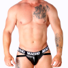 Macho MX25NC Jockstrap Black Leather S