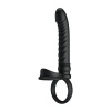 Pretty Love Merritt Anal Vibrator Ring Black