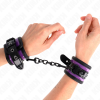 Kink Neoprene Wrist Restraints Light Purple 21-28CM