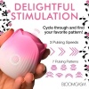 Afbeelding van BLOOMGASM - Pulsing Petals Stimulator Tapfunctie Roos - Roze