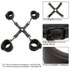 CALEXOTICS Nocturnal Hog Tie Connector Leather Adjustable Black