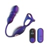 Afbeelding van Hueman - Deep Impact Cock- & Ballring - Met Stotende Prostaatstimulator