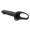 Landon Black Vibrating Strap-On