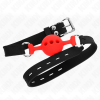 Kink Full Silicone Ball Gag, Size S, 4cm, Red