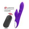Galatea Galo Purple Vibrator with WatchMe Remote