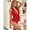 Subblime 953973 Sexy Body with Ruffles + Belt Red S/M