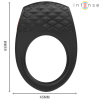Intense Clover Vibrating Penis Ring 10 Vibrations Black