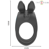 Intense Sam Double Vibrating Penis Ring, Black