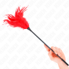 Kink Multiple Red Tickle Feathers 45 Cm