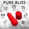 Afbeelding van BLOOMGASM - Pleasure Rose Mini Wand Vibrator - Rood